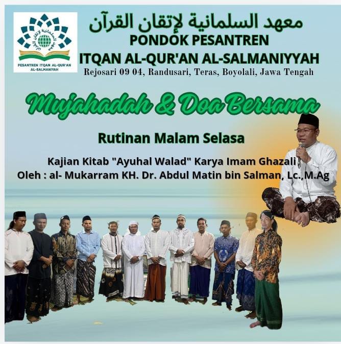 Pondok Pesantren Itqan Al-Qur’an Al-Salmaniyyah Gelar Manaqib dan Mujahadah Bersama