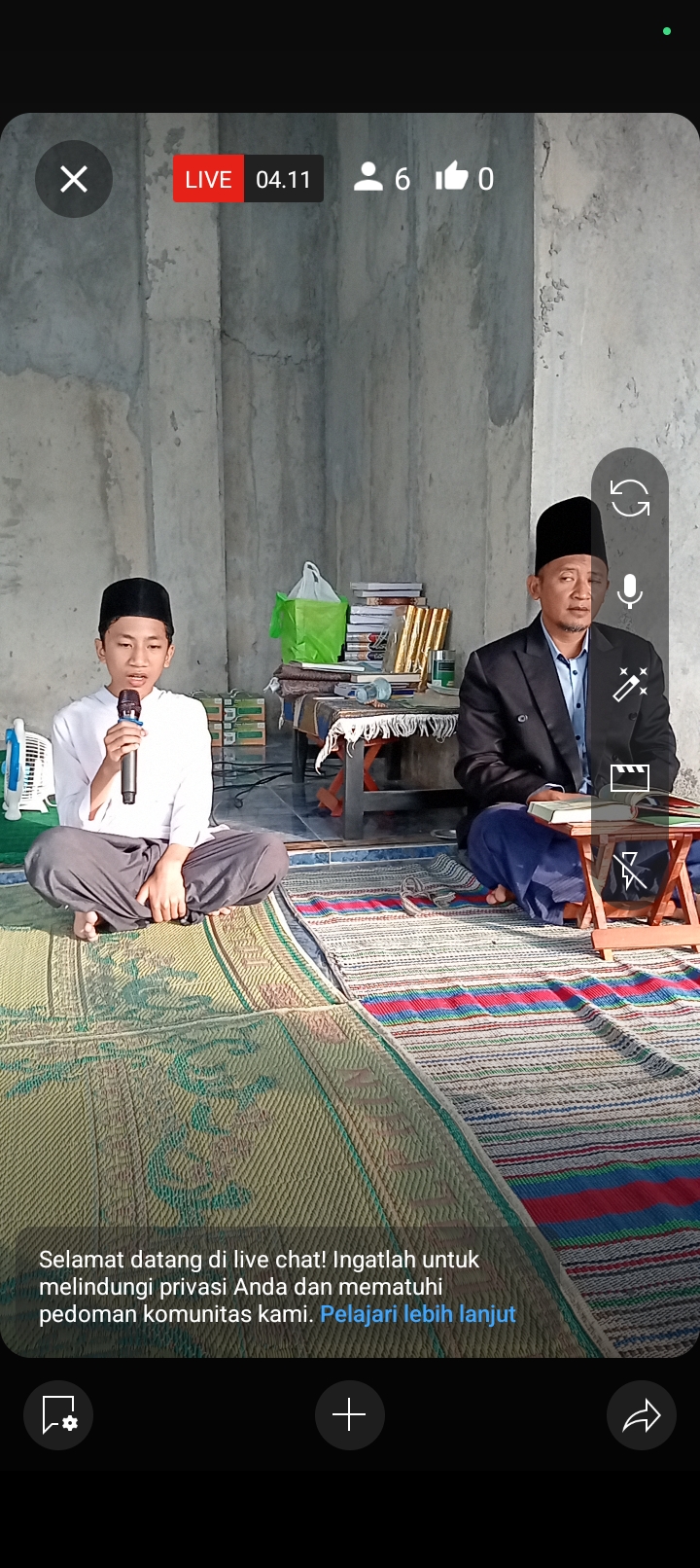 Kang Dafa Tampil dalam Simaan Surat Al-Mulk di Ponpes Itqanul Alquran Alsalamaniyah Boyolali